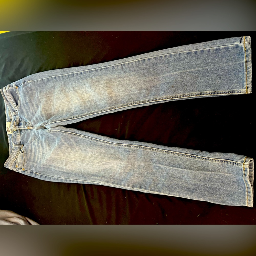 SO Juniors Skinny Low-rise Denim Blue Jeans